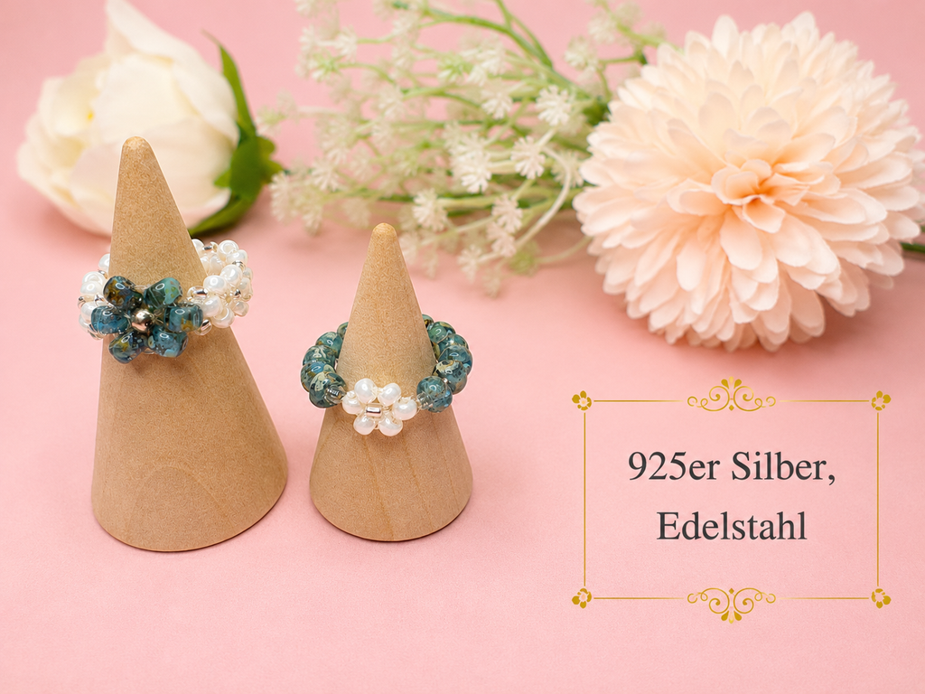Ocean Blooming Ring Silber