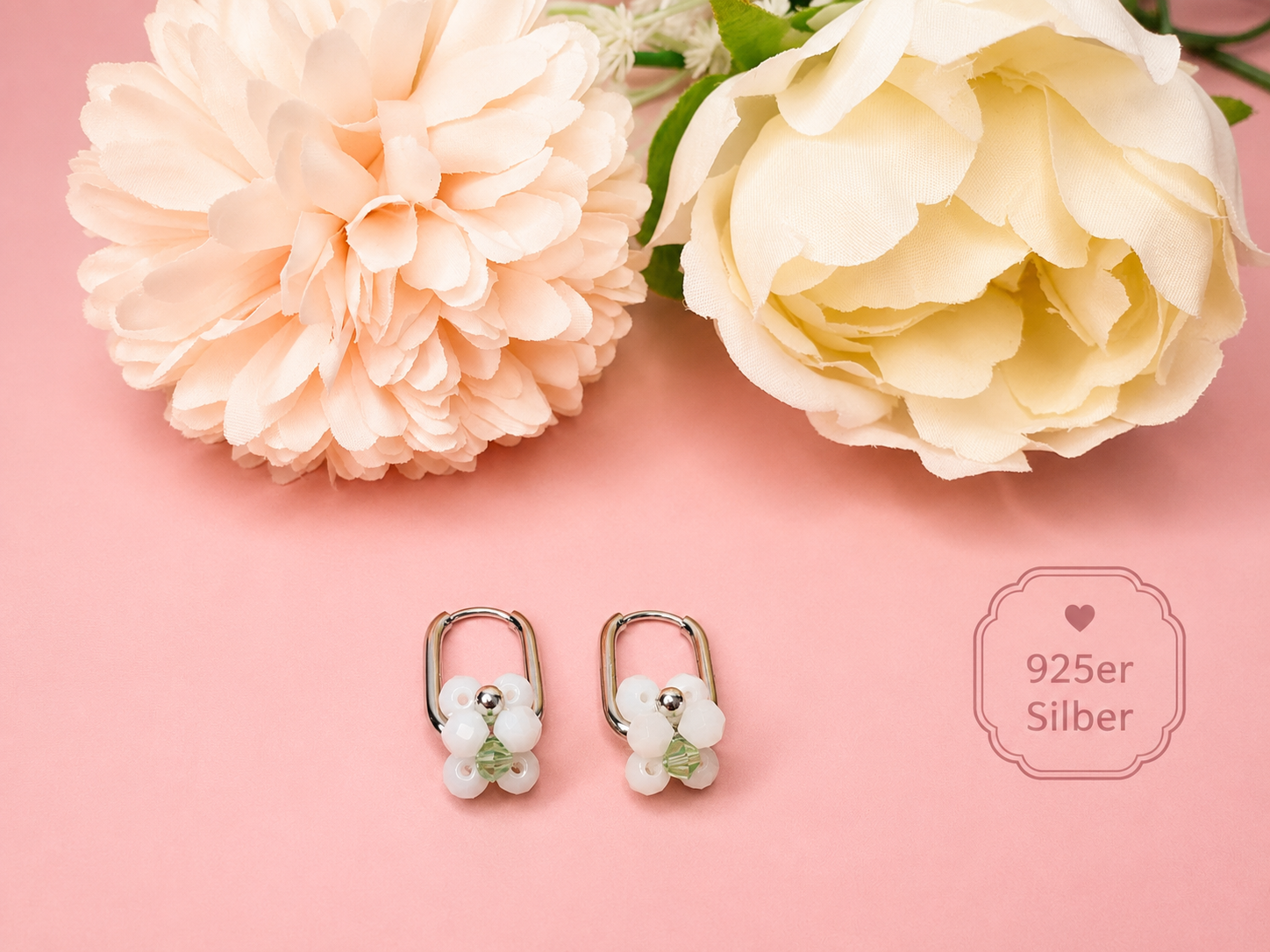 Bloom Links Perlmuttweiß Silber