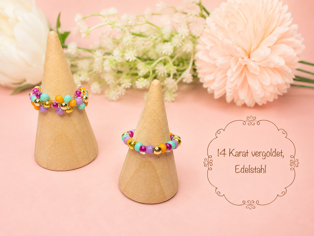 Blütenring Boho Blossom Gold