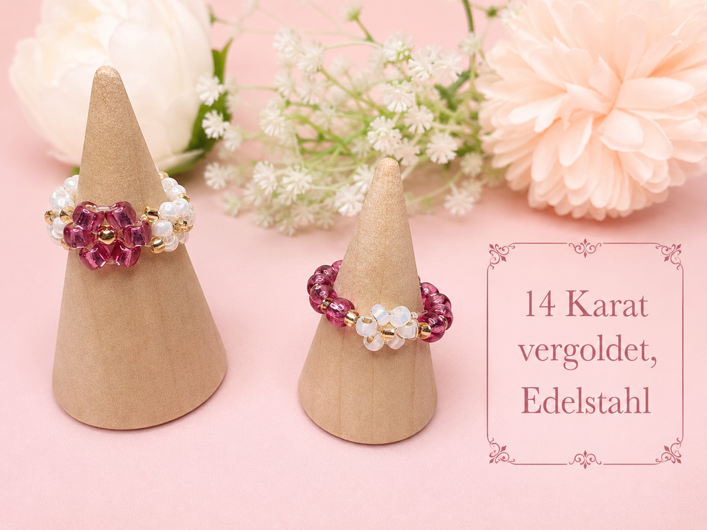 Ruby Blooming Ring Gold