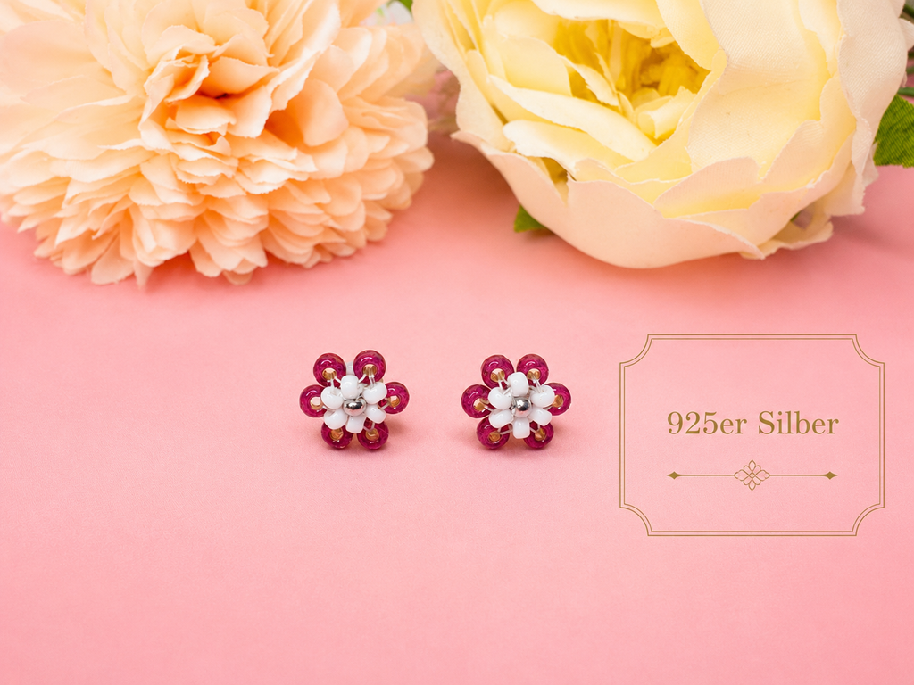 Daisy Berry Blossom Silber