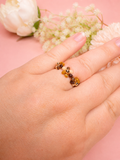 Blütenring Honey Blossom Gold