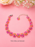Pink-Orange-Apricot Silver