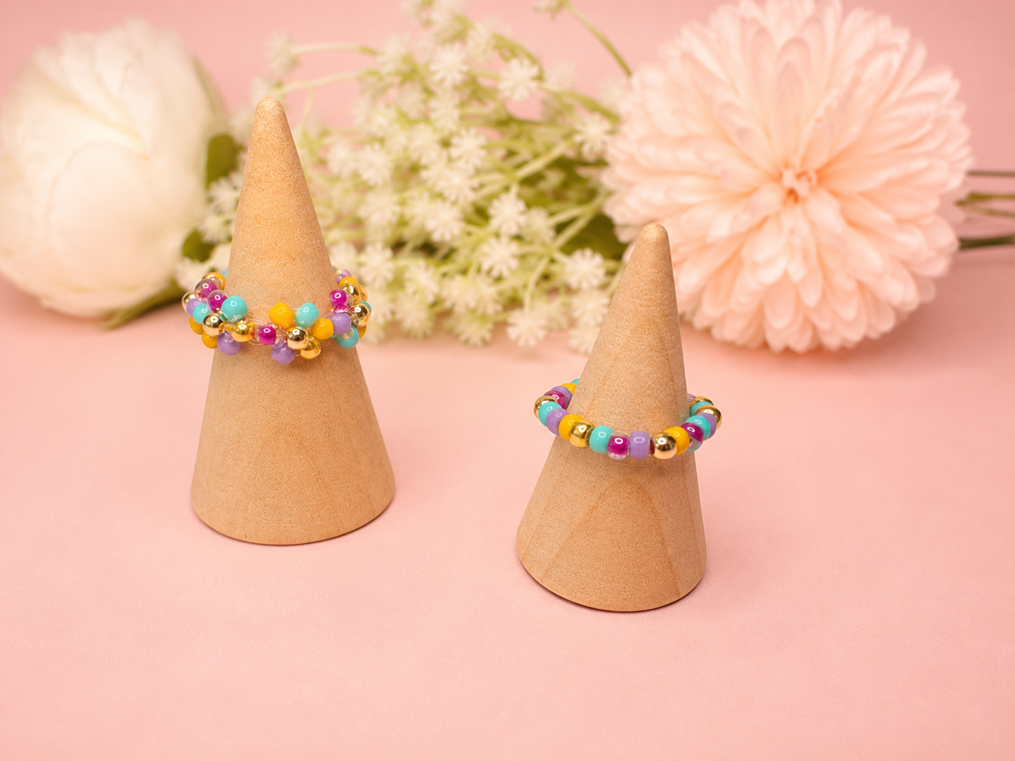 Blütenring Boho Blossom Gold
