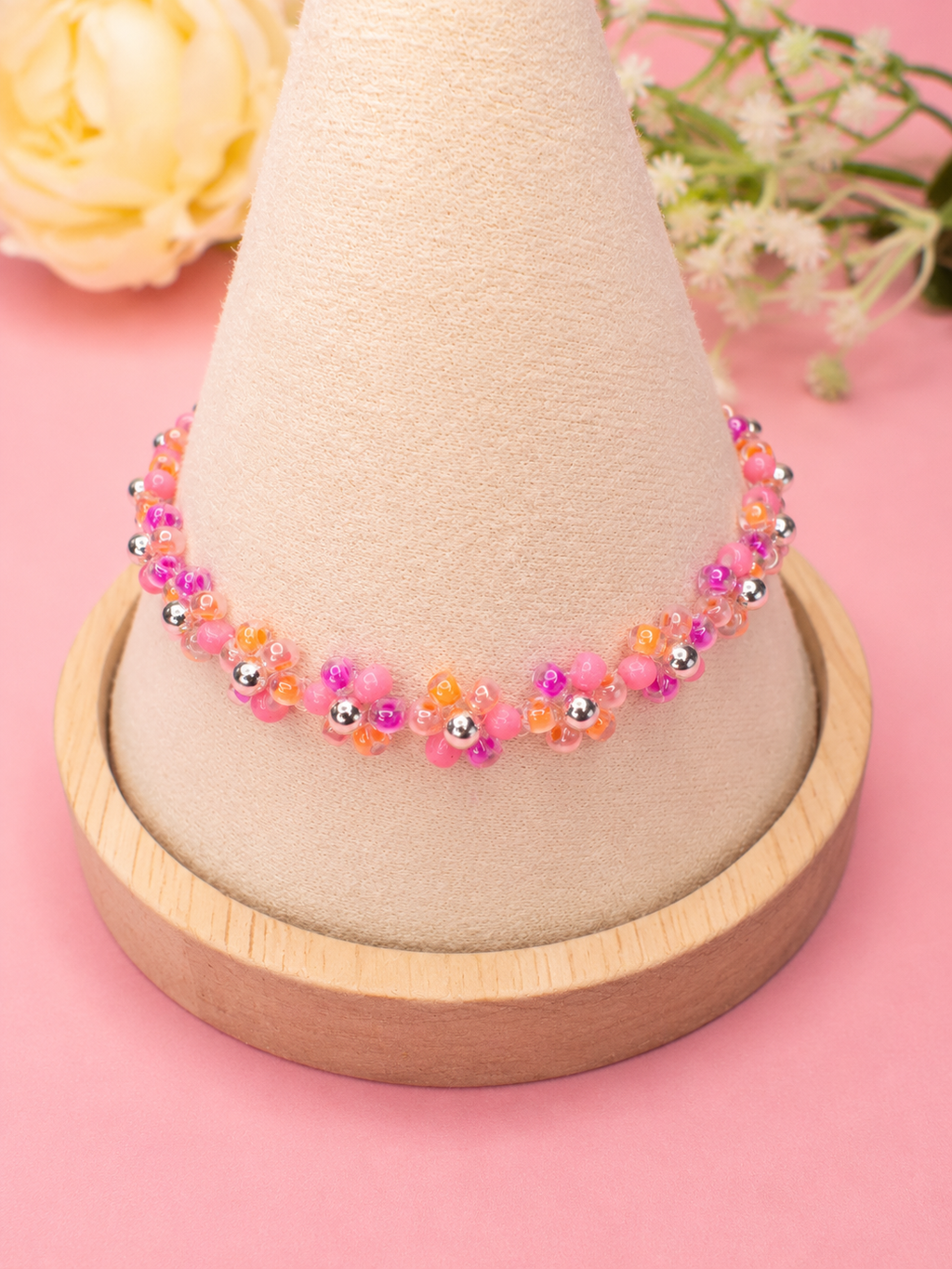 Pink-Orange-Apricot Silver