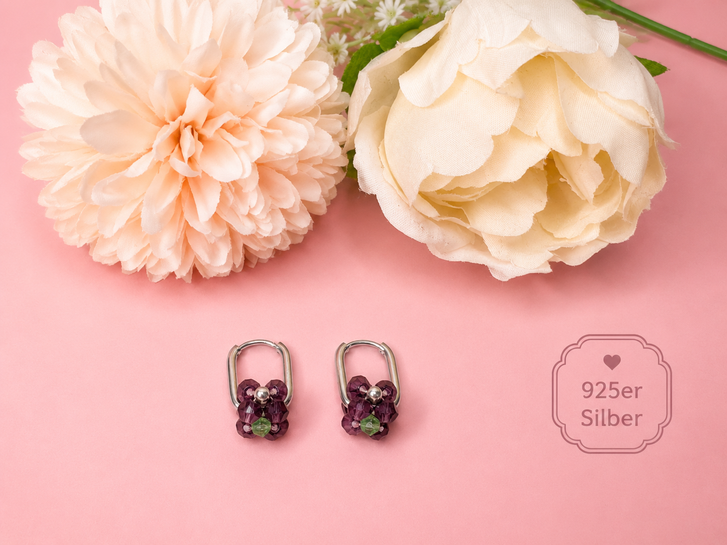 Bloom Links Pflaumenlila Silber