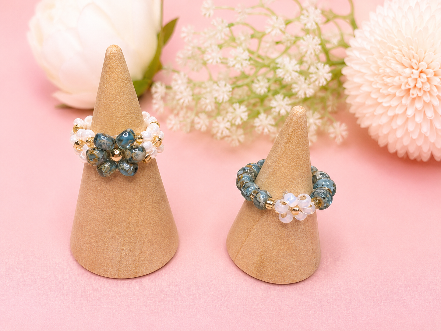 Ocean Blooming Ring Gold