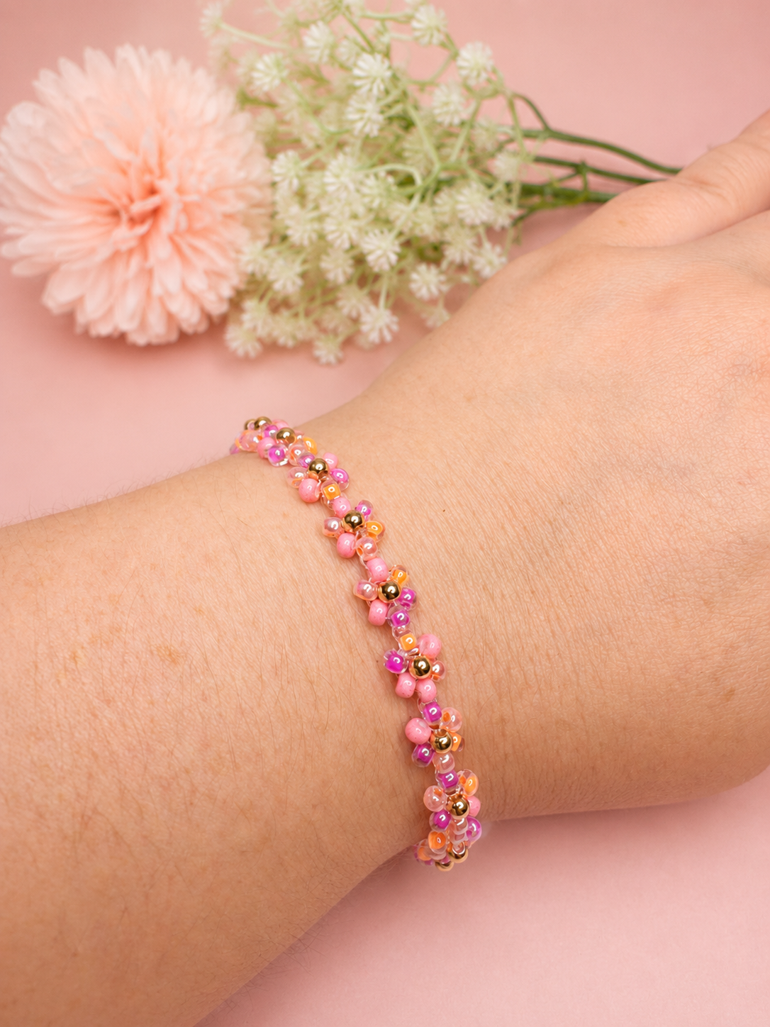 Pink-Orange-Apricot Gold