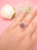 Flieder Blooming Ring Silber