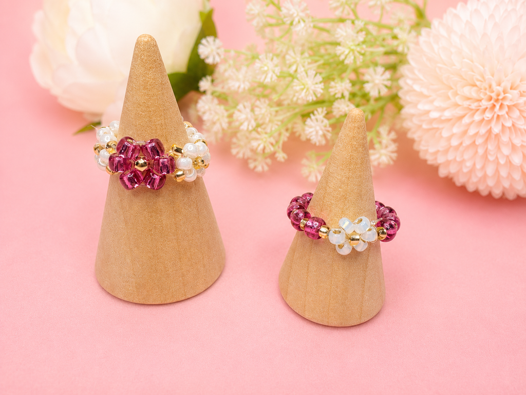 Ruby Blooming Ring Gold