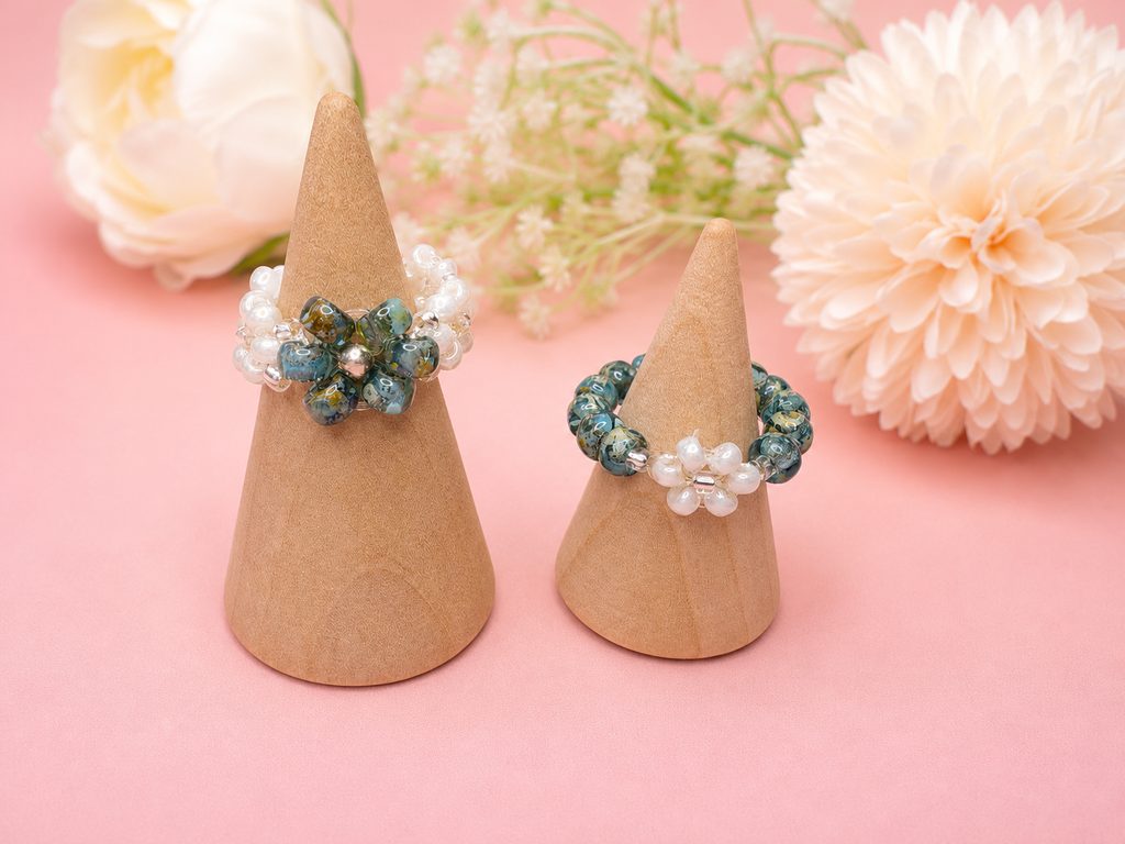 Ocean Blooming Ring Silber