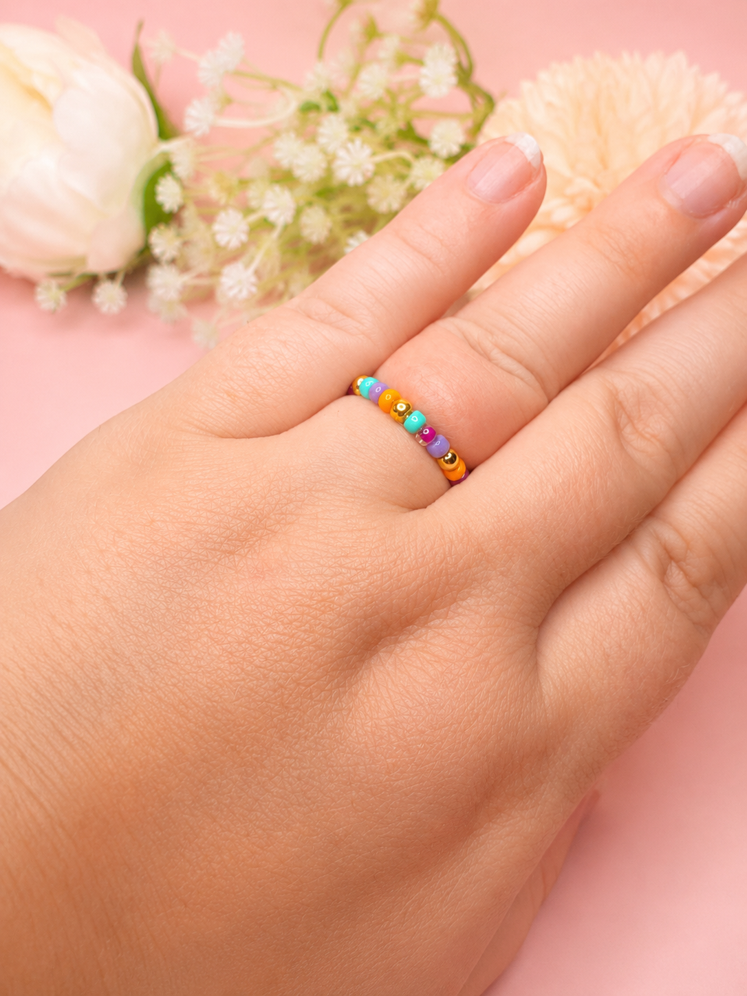 Blütenring Boho Blossom Gold