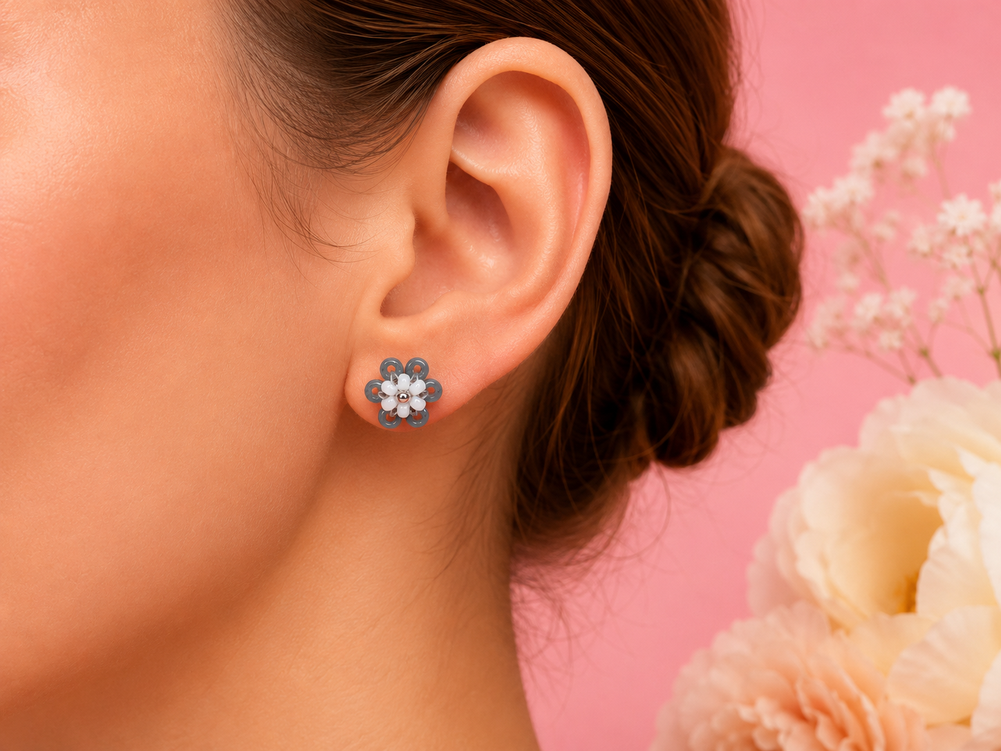 Blossom Himmelblau Silber
