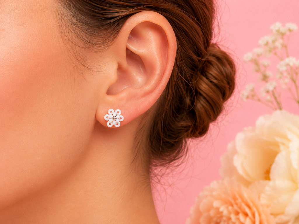 Daisy White Silber
